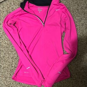 Nike Pink Dri-FIT Pullover